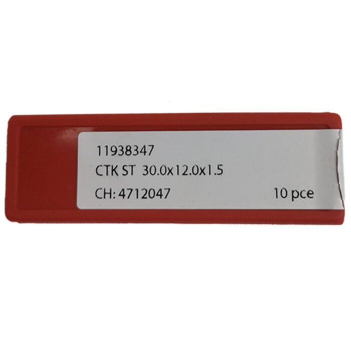 Kietlydinio peiliukas  30x12x1,5 mm 10 vnt.
