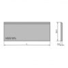 Obliavimo peiliai  3mm HSS 18% 2 vnt.